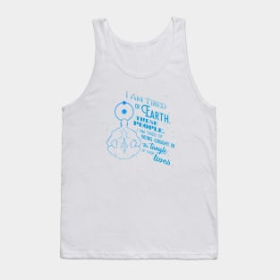 Dr. Manhattan - Tired of Earth Tank Top